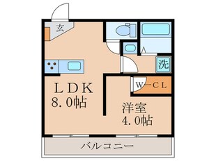 リバティハイツの物件間取画像